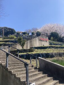 中尾城公園　階段